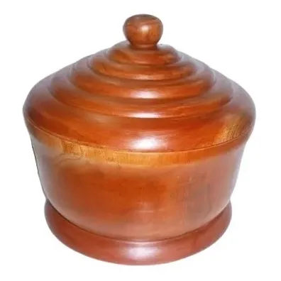 Ensaladera Tarro Bowl Madera Caoba 22.5cm 2927 Xaviwood