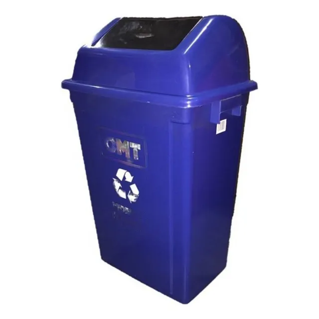 Tacho De Basura 60 Litros Tapa Buzon