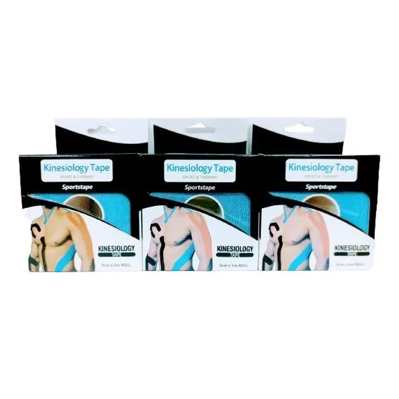 Combo 3 Fitas Kinesio Tape Taping Kinesiology Rosa Envio Já