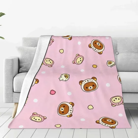 Rilakkuma Manta De Franela Estampada 100cm*130cm