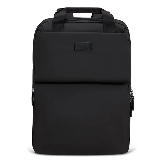 Mochila Porta Laptop Lipault 4biz Mochila Porta Laptop L Black Color Negro
