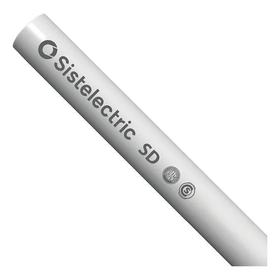 Caño Rigido Pvc Sistelectric Sd 32mm Tira X 3 Mts Gris