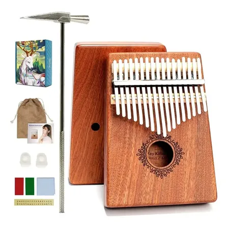 Kalimba Instrumento Musical De 17 Tono De Madera