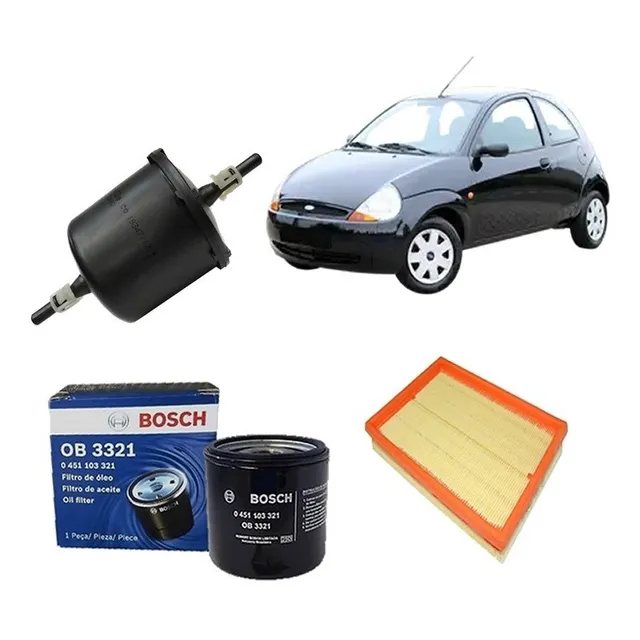 Kit 3 Filtros Ford Ka 1.0 1.6 97/07