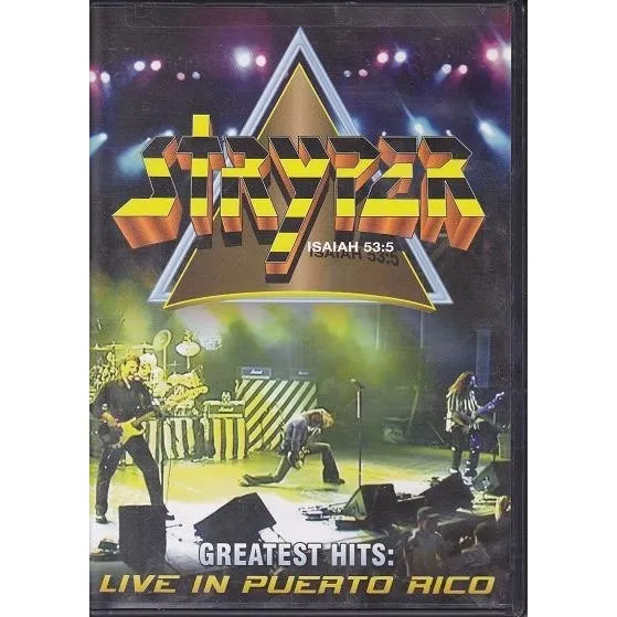 Stryper Greatest Hits Live In Puert Dvd Nuevo Us Musicovinyl
