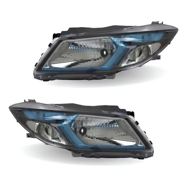 Par Farol Máscara Negra Onix Prisma 2012 2013 14 15 16 Arteb