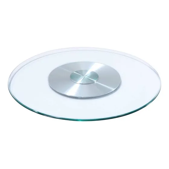 Mesa Giratoria Cristal Lazy Susan Centro Bandeja Rodamiento