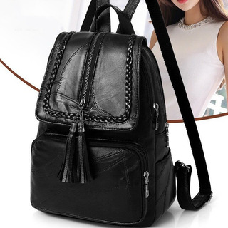 Mochila Con Flecos Para Mujer, Mochila De Poliuretano Para E Mochila Con Flecos Para Mujer, Mochila De Poliuretano Para E