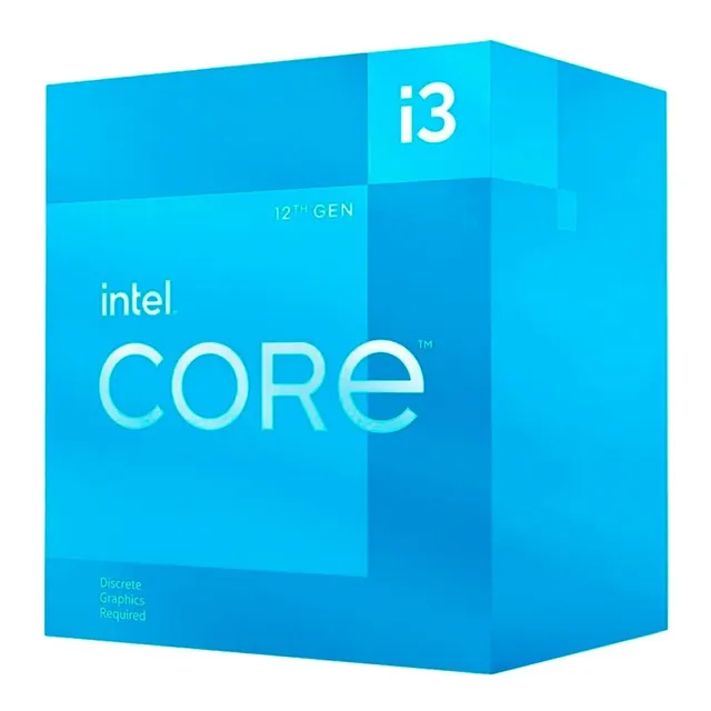 Procesador gamer Intel Core i3-12100F BX8071512100F de 4 núcleos y 4.3GHz de frecuencia turbo