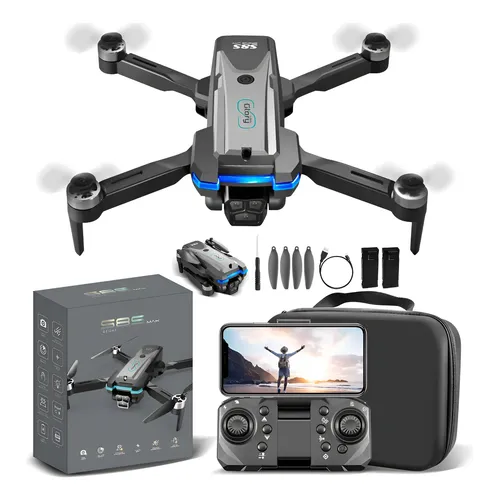 Drone SJRC F11 4K Pro com câmera 4K prateado-cinza 5GHz 1 bateria