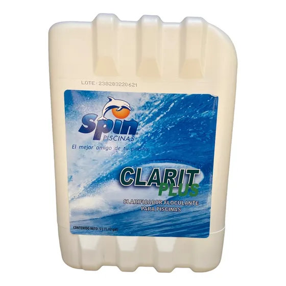 Clarit Plus 5 Lts Para Piscinas / Albercas Floculante Spin