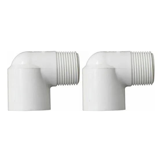 Codo Calle Pvc Grado Rosca Macho Hembra Repuesto Sch Para
