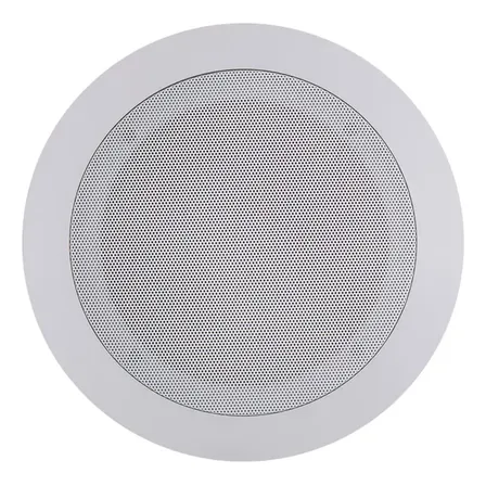 Arandela Redonda Para Som Ambiente 6pol 40w Rms Ar6c Natts Branco