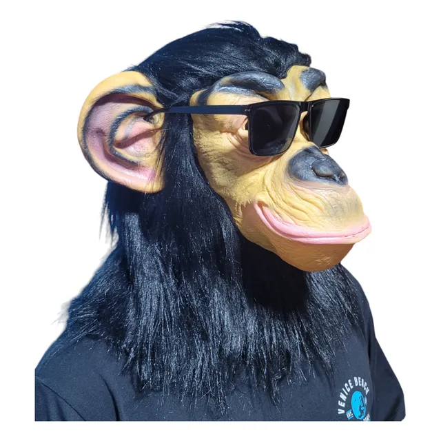 Máscara De Mono Chimpancé, Diseño Realista