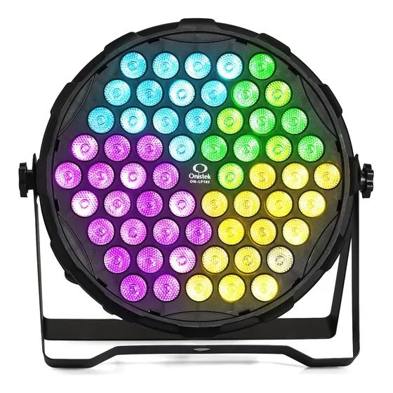 Refletor Canhão 60 Leds Par Rgb 80w Dmx Iluminação Dj Show