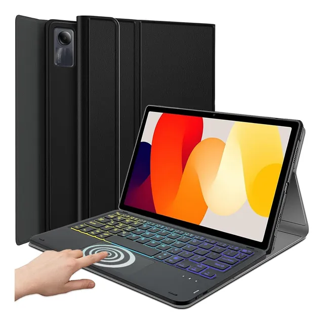 Estuche Con Teclado  Para Tablet  Xiaomi Pad Se 11 Pulgadas Negro