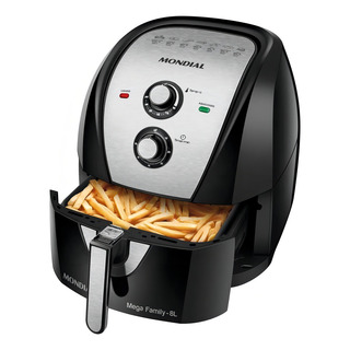 Fritadeira Air Fryer Mondial Mega Family 8l Afn-80-bi - Cor Preto Fritadeira Air Fryer Mondial Mega Family 8l Afn-80-bi - Cor Preto