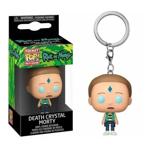 Funko Keychain Death Crystal Morty - Rick And Morty