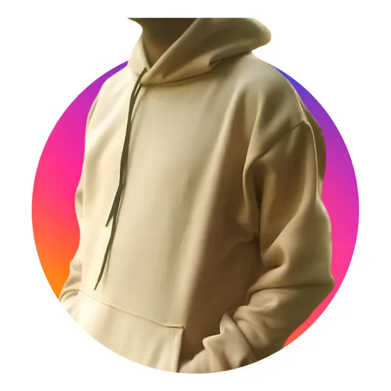 Sueter Con Capucha Tela De Mono Unicolor Plus