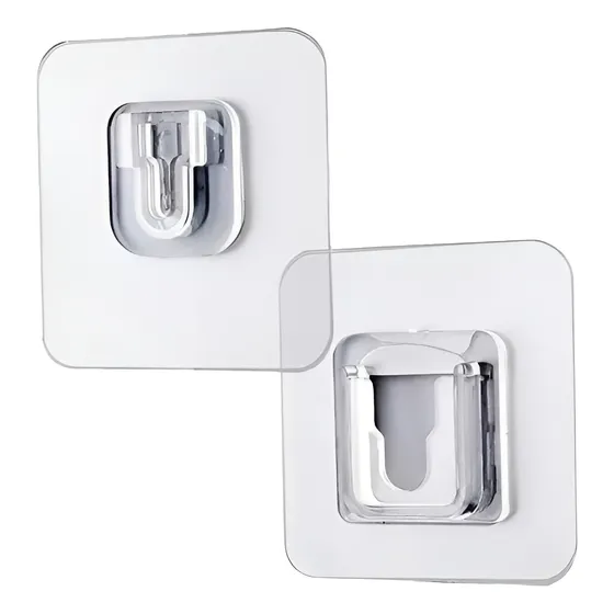 Pack 10 Adhesivos Doble Cara Colgador Gancho Pared - Ome