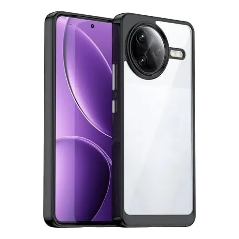 Forro Poco F7 Ultra Acrílico Transparente Borde Tpu