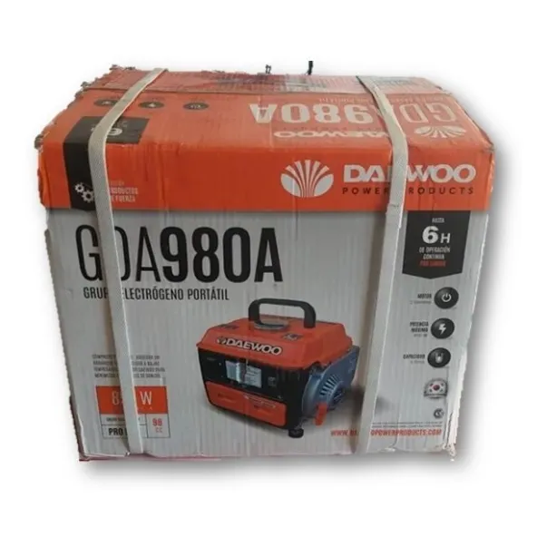 Planta Eléctrica A Gasolina 850w Daewoo Gda980a Gasolina 850