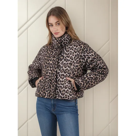 Campera Premium Puffer Animal Print Gu78303 Arizona