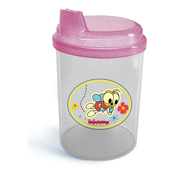Copo Baby Bebês Gliter Chuquinha 240ml Menina E Menino