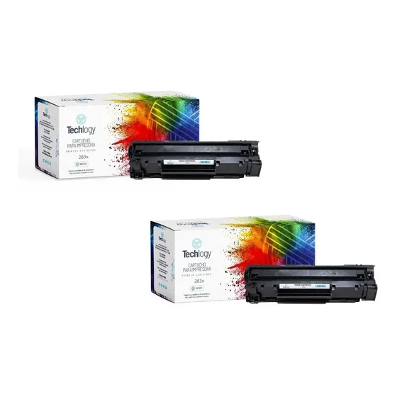 Toner Techlogy 83x 2 Pack Para Hp M201 M125 M127 M225 283x