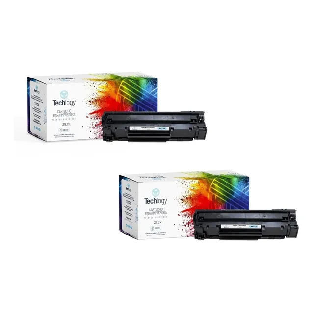 Toner Techlogy 83x 2 Pack Para Hp M201 M125 M127 M225 283x