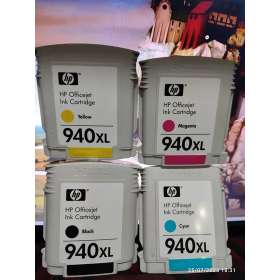 Cartucho Tinta Plotter Hp 940xl Yellow C4909a Caracas Vacio