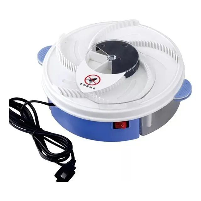 Atrapa Moscas Y Mosquitos Recargable Giratorio Eléctrico Usb