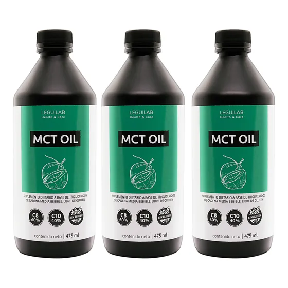 Leguilab X3 Mct Oil Suplemento Trigliceridos Bebible 475 3c