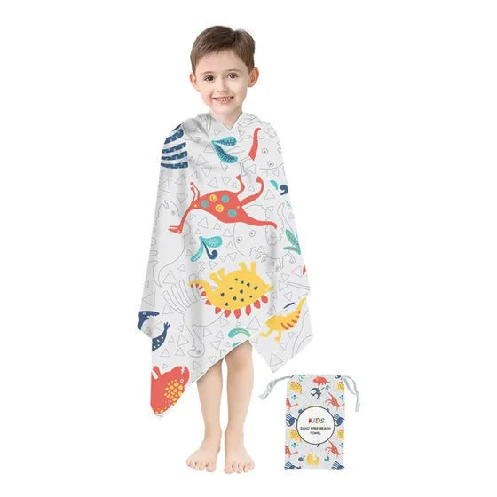 Toalla Toallón Infantil Anti-arena No Se Pega 120x60 Estuche
