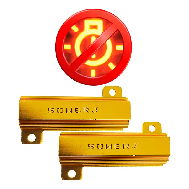 Par Resistor 6rj Lampada Led Pisca Seta 50w Canbus Canceler
