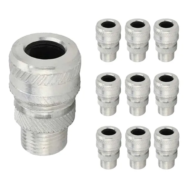 Conector Glandula Aluminio 1/2 Rosca Exterior Argos 10 Pzs