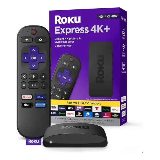 Roku Express 4k+ Con Control Remoto Por Voz 4k/hdr