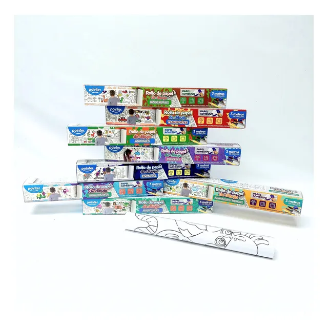 Rollo De Papel Para Colorear Pointer 29-7cm X 3 Mts