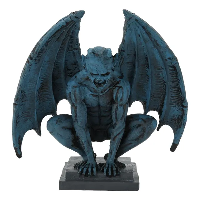 Estatua De Gárgola De Resina Focket, Escultura Gótica, Reali