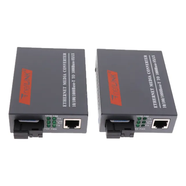 Y 100/1000mbps Gigbit Rj45 Ethernet A Medios De Fibra Óptica