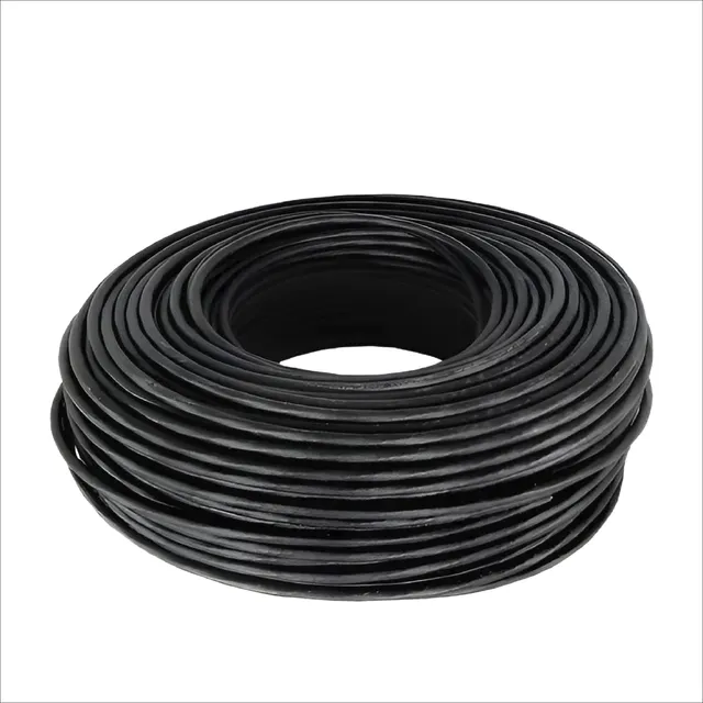 Cable Utp 100% Cobre Cat 5e Color Negro Exterior 150mts