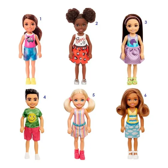 Muñecos/ Barbie Chelsea Club Mini Niños De 6 Pulgadas
