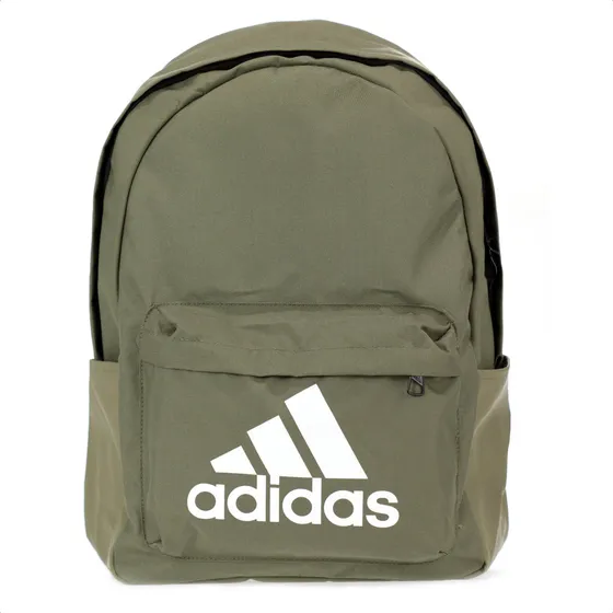 adidas Mochila Adidas Classic Badge para viaje, gimnasio, escuela, universidad, trabajo, color verde