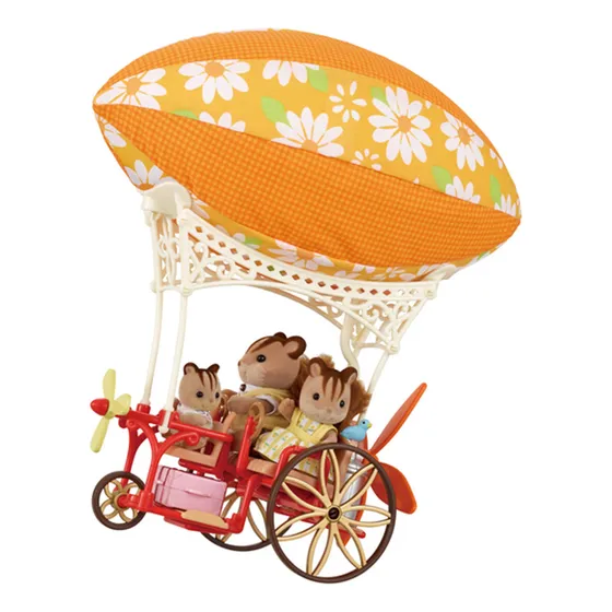 Sylvanian Families Bicicleta Globo Aerostatico Juguete Niños