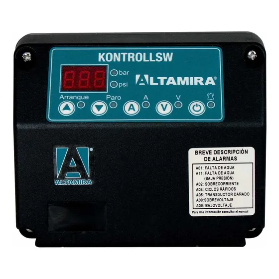 Switch Electrónico Protección Y Control Digital Kontrollsw