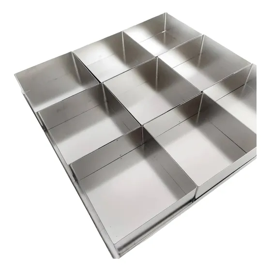 Moldes Set Mini Tortas Cuadradas O Redondas X 9