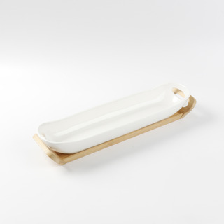Bowl Para Centro De Mesa Rectangular Color Blanco Bowl Para Centro De Mesa Rectangular Color Blanco