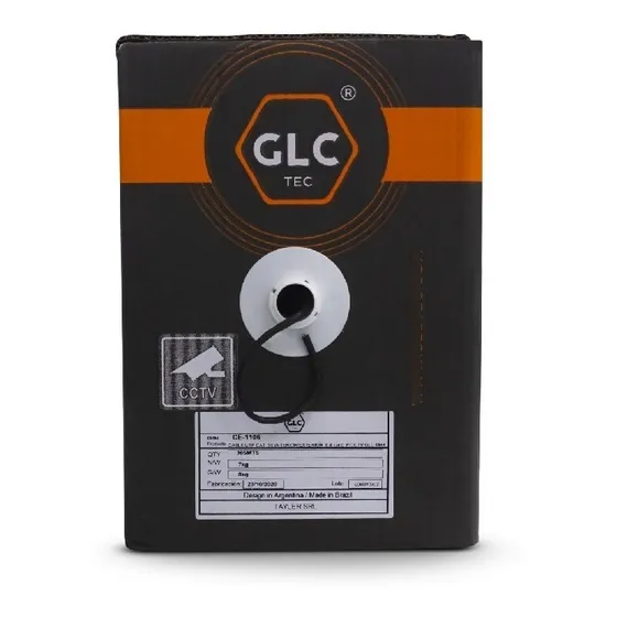 Cable Utp Glc Bobina 305m Cat5e Cctv 100% Cobre Max