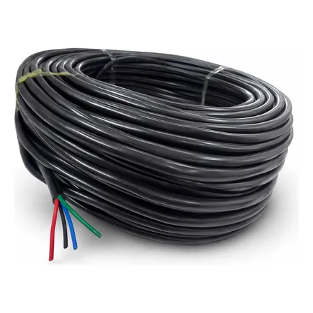 Kit Cabo Pp 4 X 1,5mm - Rolo 100 Metros