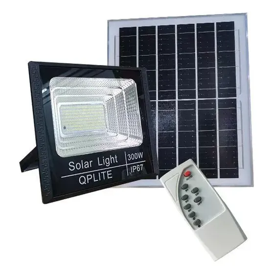 Foco Reflector Solar Interior Y Exterior 300w | Cuotas sin interés